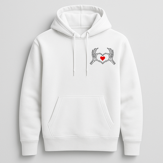 NI LA MUERTE NOS SEPARARA! - PUFF HOODIE - WHITE