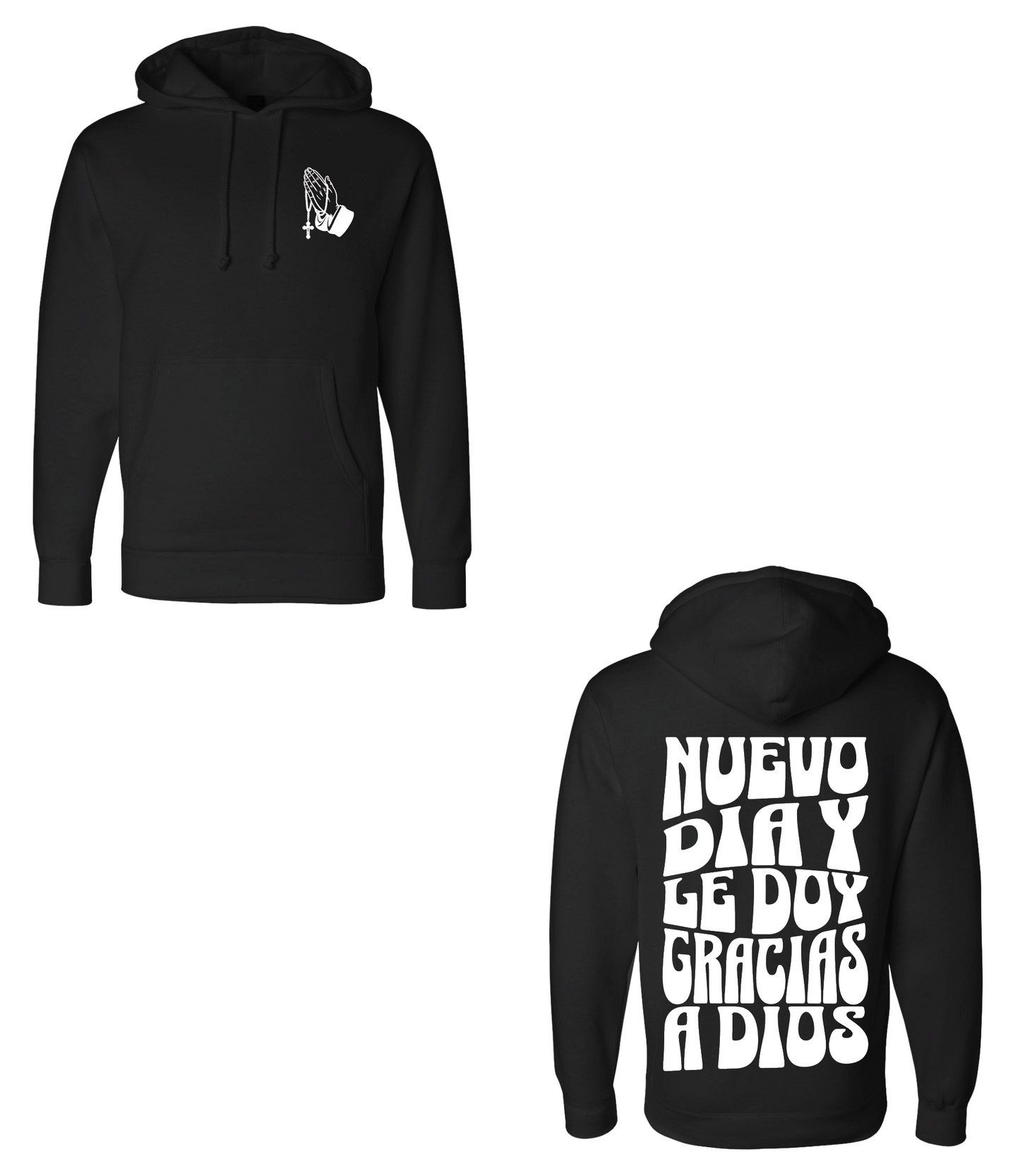 Nuevo Dia Puff Print Hoodie