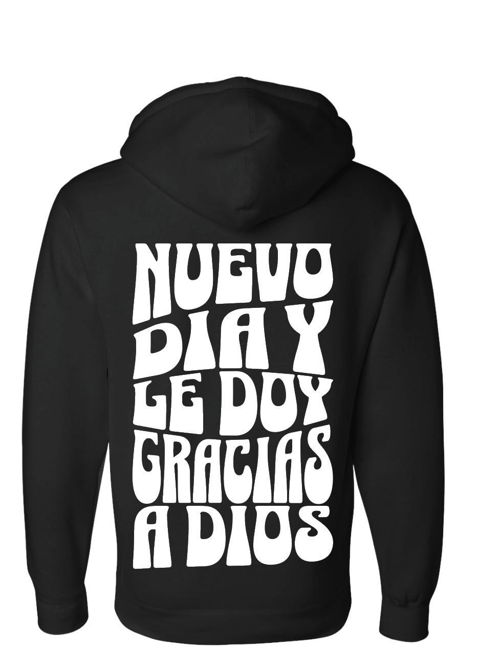 Nuevo Dia Puff Print Hoodie